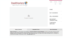 Desktop Screenshot of dealmasters.co